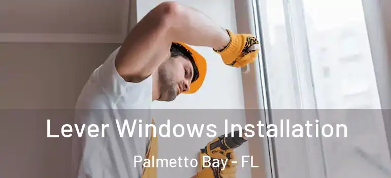 Lever Windows Installation Palmetto Bay - FL